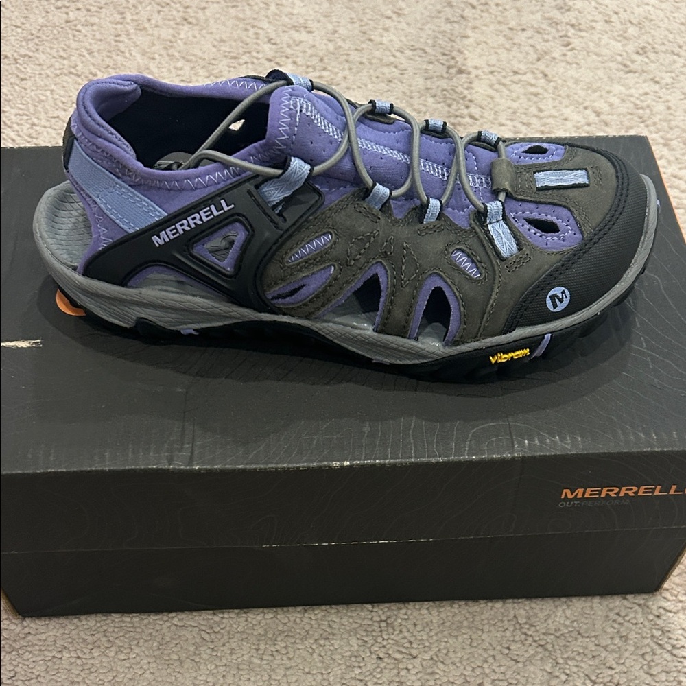 Merrell Women's Athletic Shoes in Purple and Black
